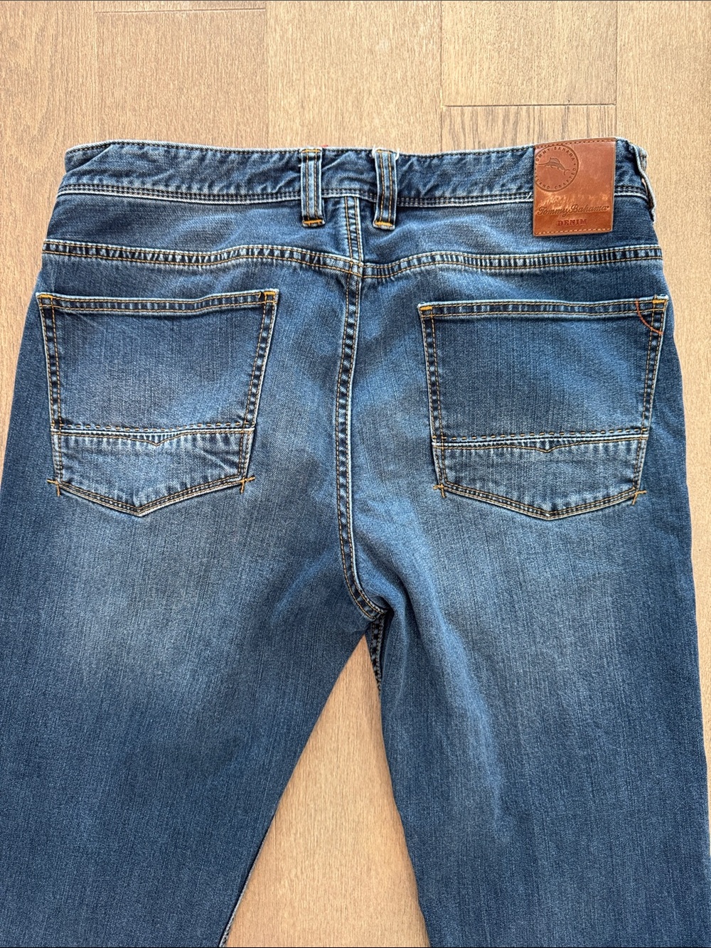 Tommy Bahama Sand Drifter Authentic Blue Denim Jeans Mens 32/32 Straight Leg - Picture 16 of 16